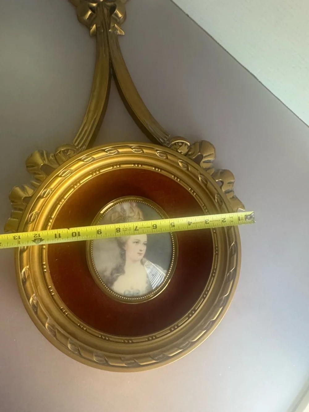 Vintage Cameo Creation Lady Hamilton or Elizabeth by George Romney Reproduction